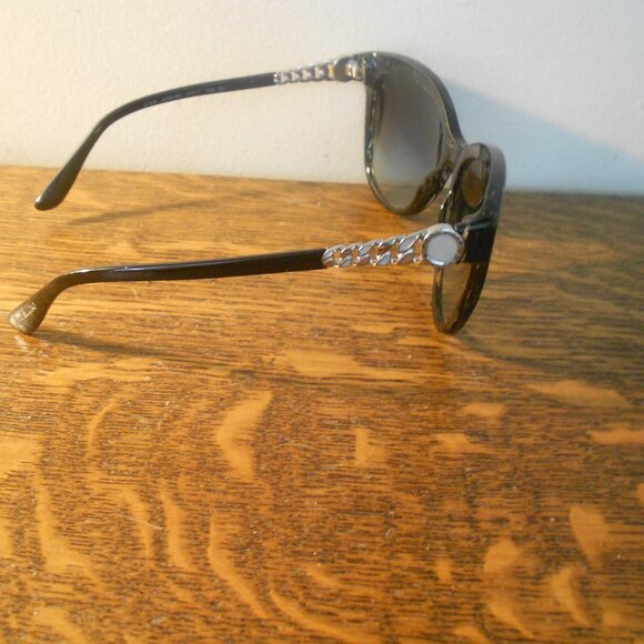 BVLGARI Sunglasses 8158 Black Lens Brown with Silver Accents With Original Case main image 4